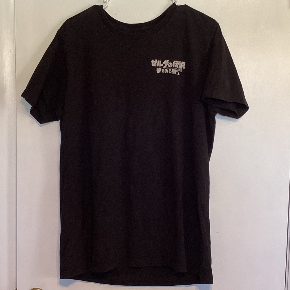 Legend of Zelda Black Graphic Men's T-Shirt sz large